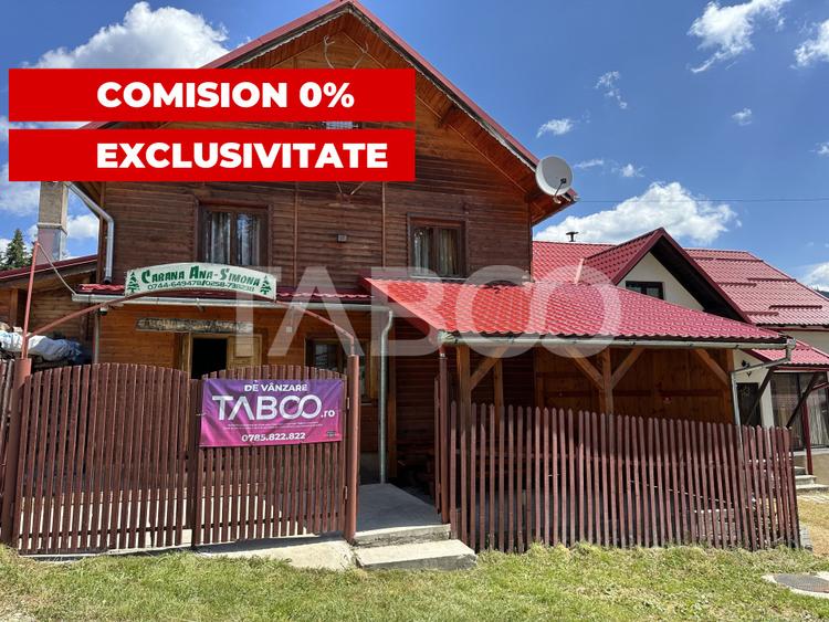 Cabana spatioasa la 5 km de Partia Sureanu complet mobilata si utilata