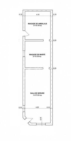 Spatiu comercial stradal, 110 mp, zona Elisabetin