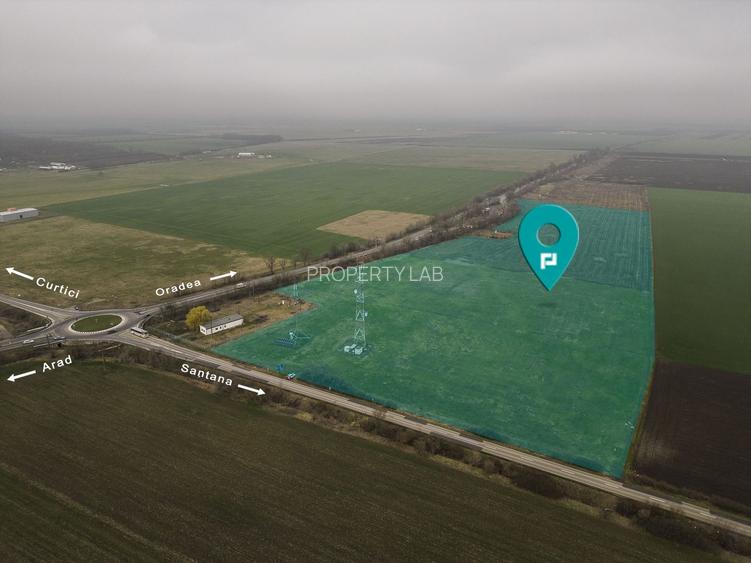 Teren 84000 mp la 20 km de Arad, la DN79 - 2