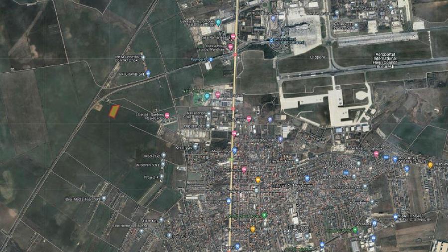 OTOPENI, Strada Emil Racovita, TEREN 12,500 MP