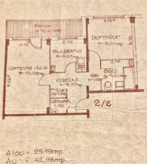 Apartament 2 camere, decomandat, la cheie, zona buna