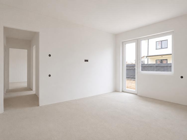 Apartament 2 camere cu curte proprie 60 mp | Încălzire în pardoseală | Parcare
