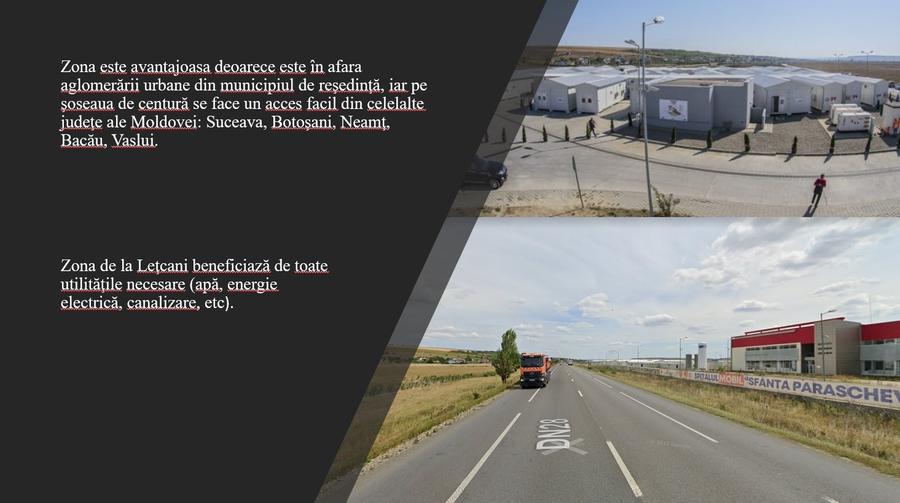PROPRIETAR -Teren Letcani - vis-à-vis de Spitalul Modular - 34.001 M.P