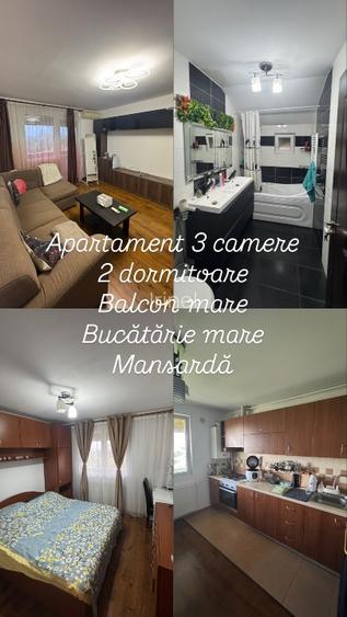 Apartament 3 camere, 2 dormitoare + terasă, Timișoara, Aleea Cetinei nr. 3 - 12
