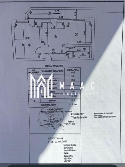 Apartament de vânzare | 2 camere | Râmnicu Vâlcea | 41 mp