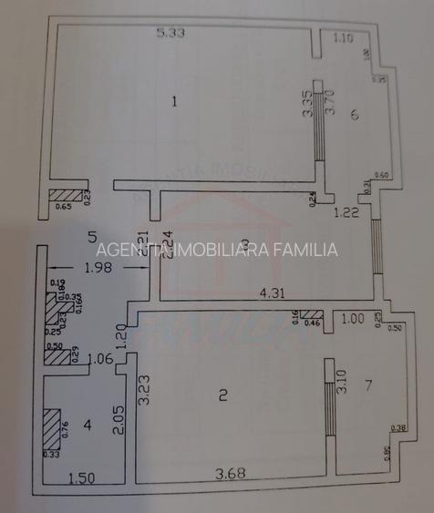 69.900 Euro Ap 2 camere cu 2 balcoane, decomandat, etaj 2, Micro18 - 3