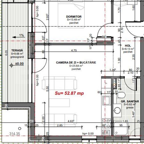 COMISION 0% Apartament 2 camere ,bloc nou Premium Apahida