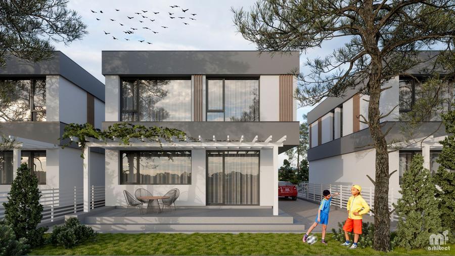 Ansamblu Exclusiv OTOPENI, Vile 120 util si 300m2 teren