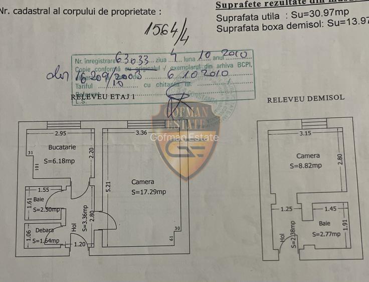 Duplex 2 camere INEL II Academia Navala 45mp centrala gaz parter inalt + demisol - 24