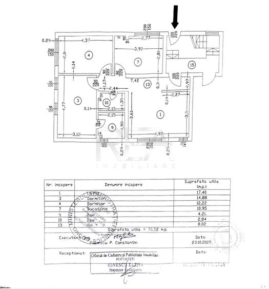 3 camere Aurel Perșu , 71 mp, parter, parcare, vilă 2009 – Sector 4