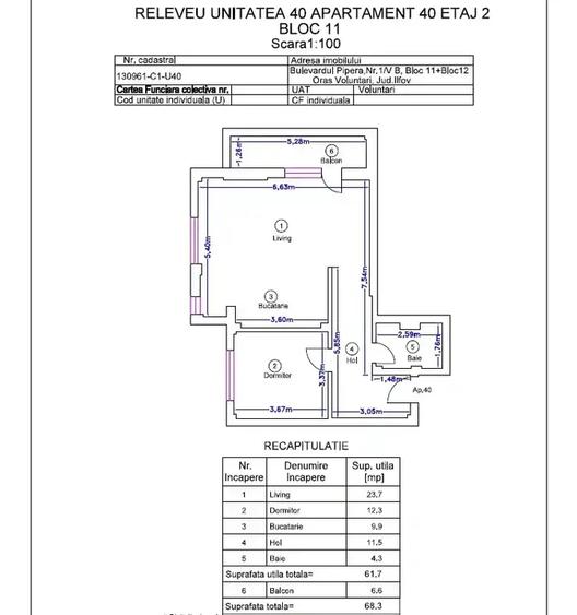 Apartament 2 camere | Mobilat&Utilat | Ivory Residence | Rond OMV