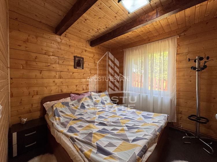 Casa din lemn, zona muntoasa, cu rau, la cheie, Ribita, Hunedoara - 15