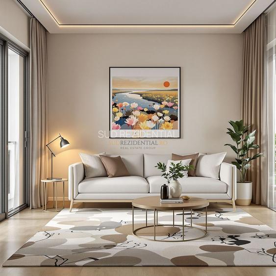 Apartament decomandat cu 2 camere, Comision 0% - acces metrou Berceni - 6