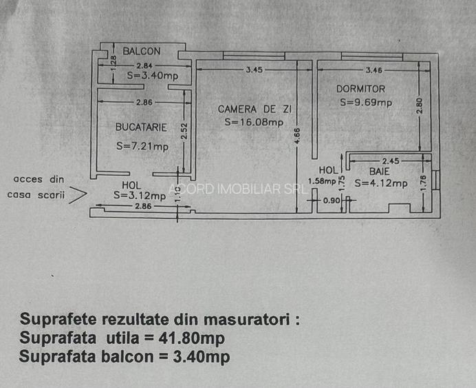 Apartament 2 camere zona Poarta 6 - 8