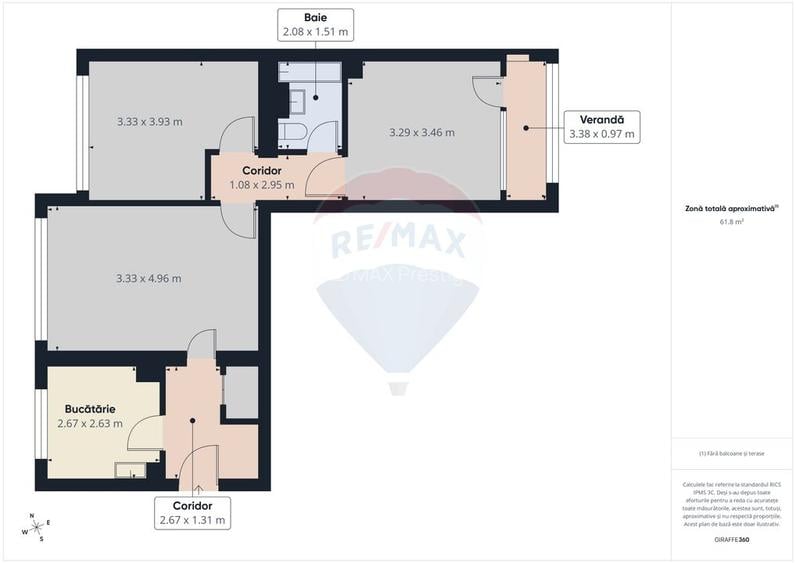 Nou în piață – 3 camere Teiul Doamnei | bloc reabilitat | etaj 5 - 19