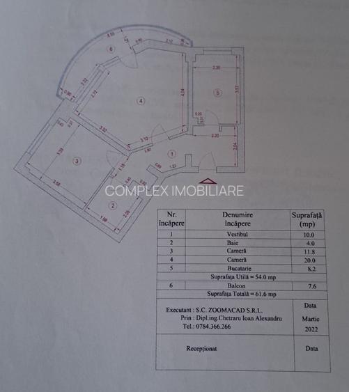 Sebastian | 13 Rahova | Apartament modern | Decomandat | Ideal investiție| 62 mp - 1