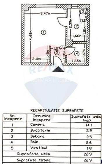 Garsoniera de vanzare, 23mp, Morarilor , Spitalul Pantelimon - 3