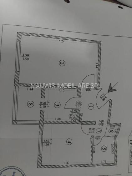 Apartament  2 Camere  cf 2 sporit decomandat  etaj 1/8 Titan - 7