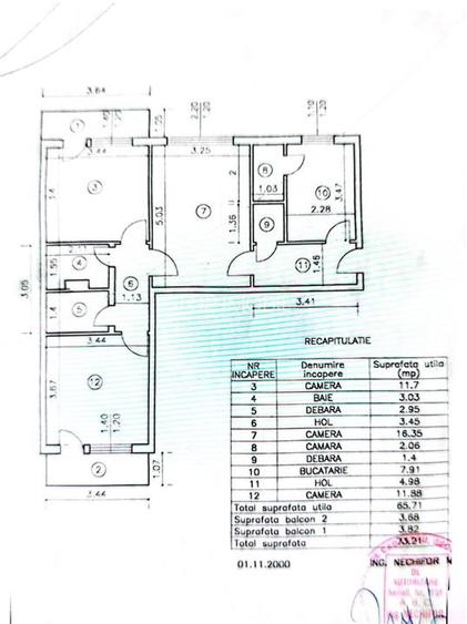 Oferta RARA - 1001 articole, 3 camere decomandat, 2 balcoane, liber - 12