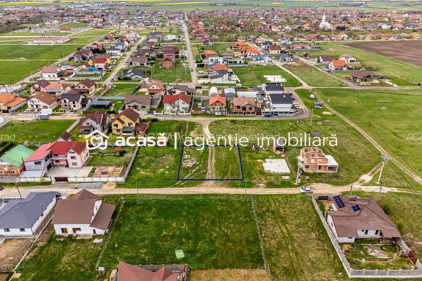 PRET NOU! Teren intravilan 748 mp - Sanleani, Arad - COMISION 0% - 2