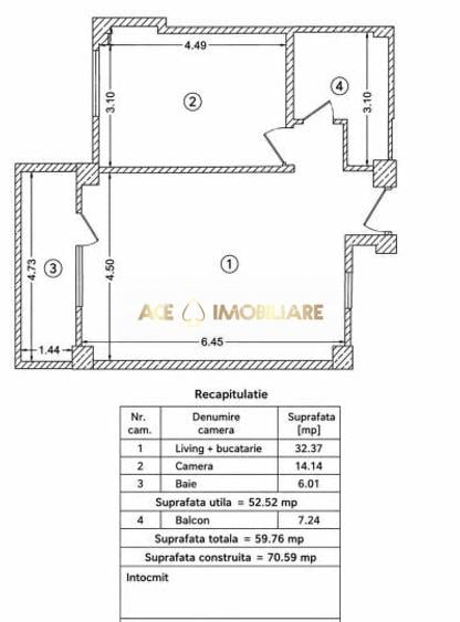2 Camere de vanzare | Jiului | Metrou | Centrala Proprie | Mobilat - 8
