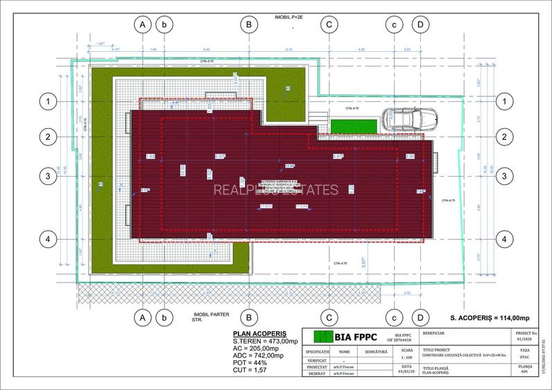 Teren cu autorizatie de construire P+2+M - zona Colentina - 12