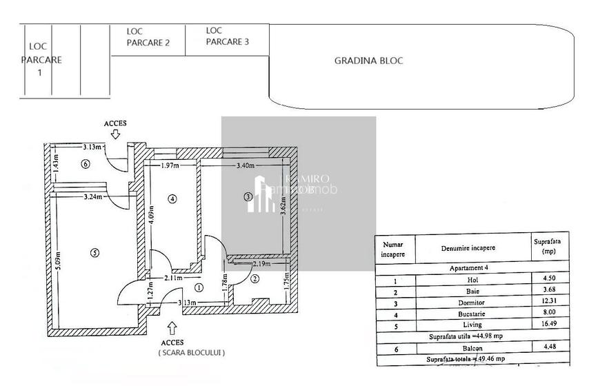 Apartament 2camere decomandat 50mp Popesti Leordeni -Soseaua Oltenitei - 4