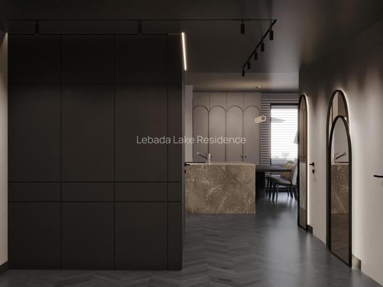 Penthouse 4 camere pe malul lacului cu terasa de 100mp Lebada Lake Residence - 9