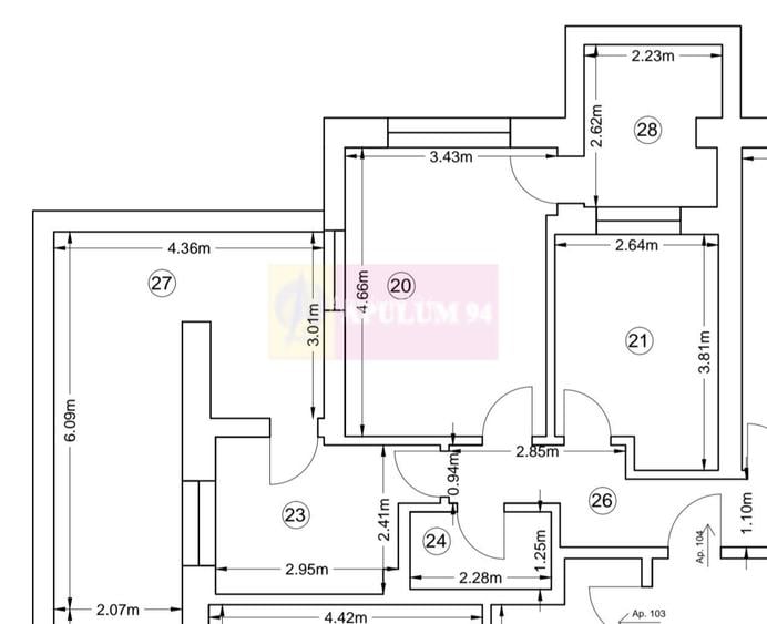 Apartament nou decomandat 3 camere Soseaua Oltenitei - 7