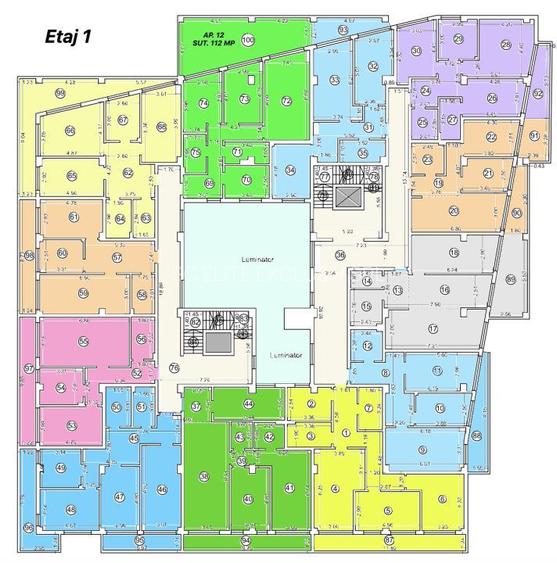 Tomis Nord - Vanzare apartament decomandat cu 3 camere, bloc nou. - 10