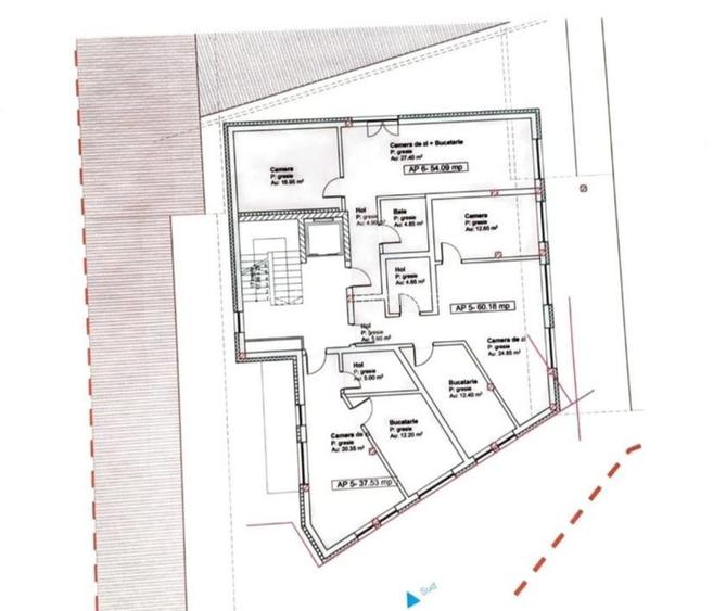 Teren intravilan cu C.U. pentru bloc S+P+2E, Utr: Lc, Manastur - 10