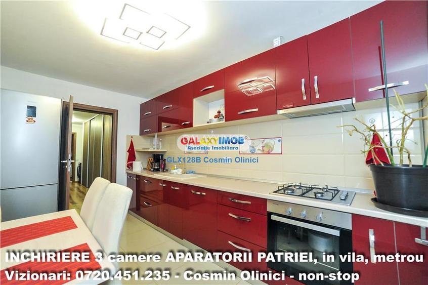 INCHIRIERE 3 camere BERCENI - Aparatorii Patriei, metrou, in vila - 7