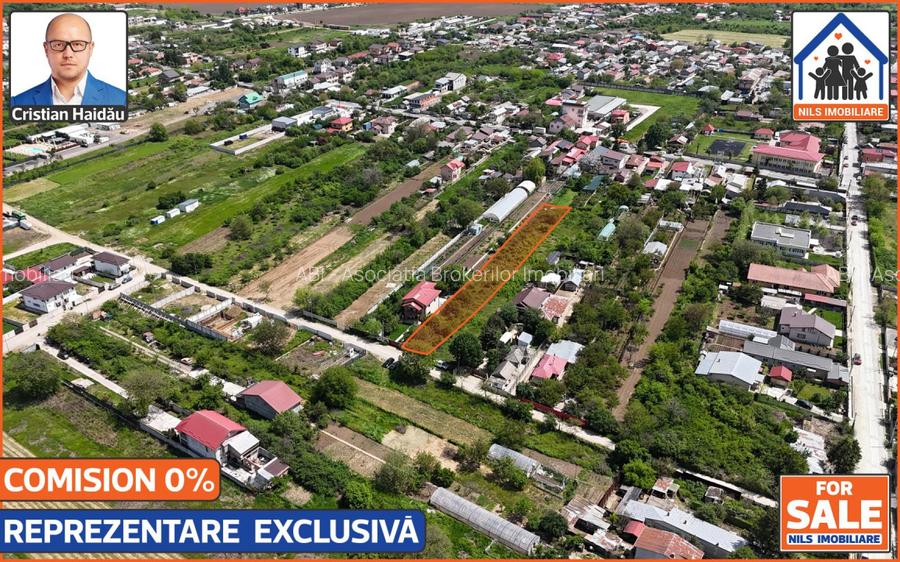 70 euro/mp! - Teren (1791mp) cu toate utilitatile in Jilava IF - 3