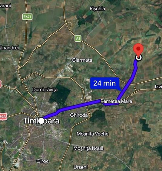 Teren intravilan 1.600 mp, Ianova – toate utilitățile, front 18 ml