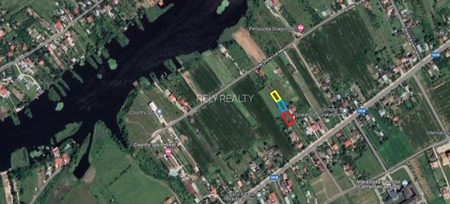 Teren intravilan Snagov / Ciofliceni / 678 mp / D: 52.20 m / comision 0% - 2