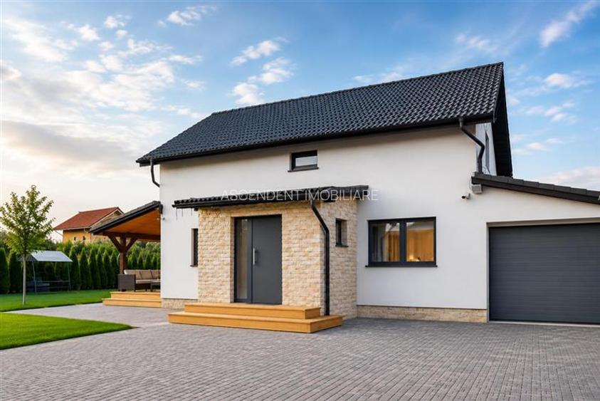 Vila cu atmosfera de resort:smart home, curte spectaculoasa,1.000mp teren, Tarlu - 19
