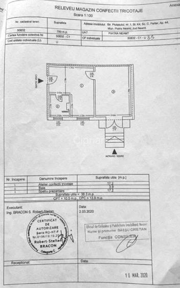Spatiu comercial / Garsoniera, parter, intrare exterior, Piata Bistrita - 7