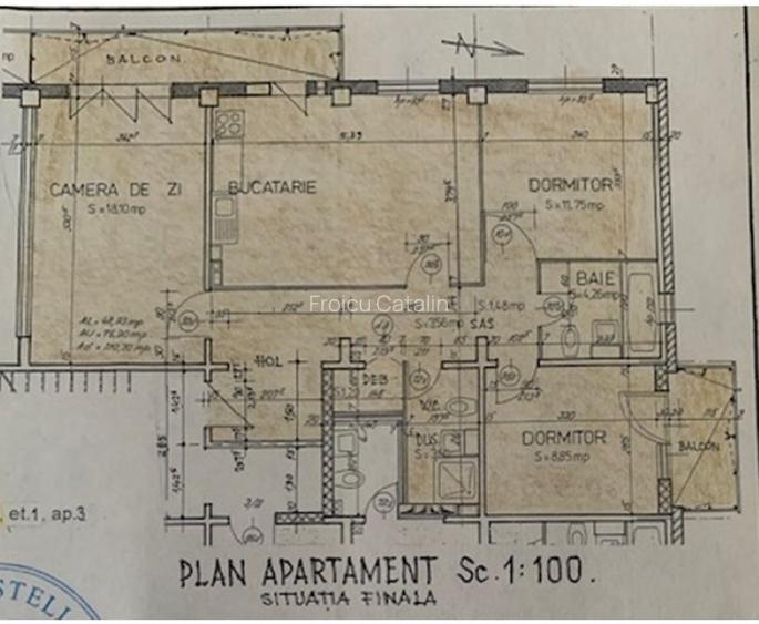 De vanzare apament 4 camere - 9