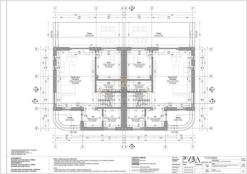 Vila tip duplex, 250 mp teren, Comuna Berceni, Str. Vasile Goldis - 13