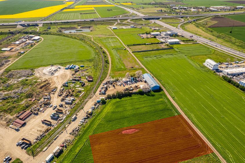 Palas vaporas, teren industrial logistic acces facil Autostrada - 7