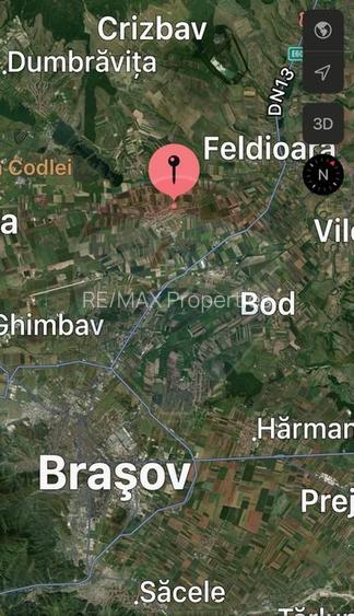 Vanzare teren rezidential 7500 mp Brasov, Halchiu / Strada Romana - 4