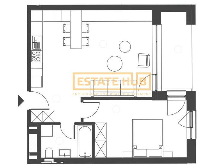 Apartament nou FINISAT 2 camere | Zona Centrala | Comision 0% - 2