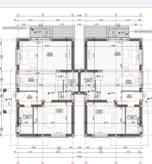 Duplex superb - Separat prin spatiu de depozitare - bucatarie inchisa. - 13