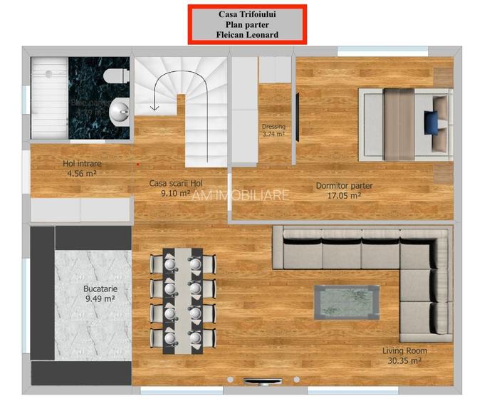 CASA INDIVIDUALA DRUMUL FERMEI, TOATE UTILTATILE, SMART, NOU, COMIS 0% - 1