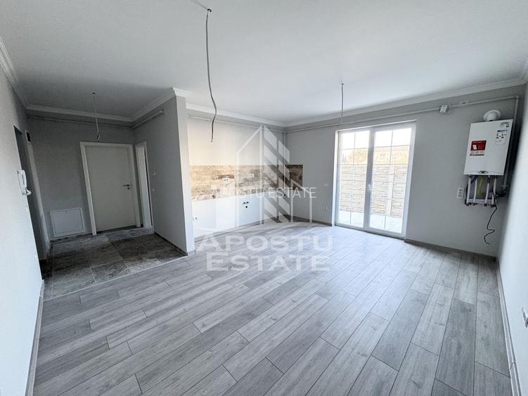 Apartament cu 2 camere si gradina finalizat la intrare in Giroc asfalt - 2