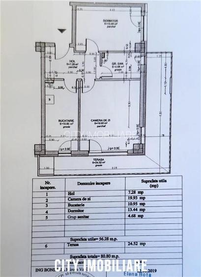 Apartament 2 camere decomandat, Sophia Residence,  Terasa 25 mp, 2 parcari - 18