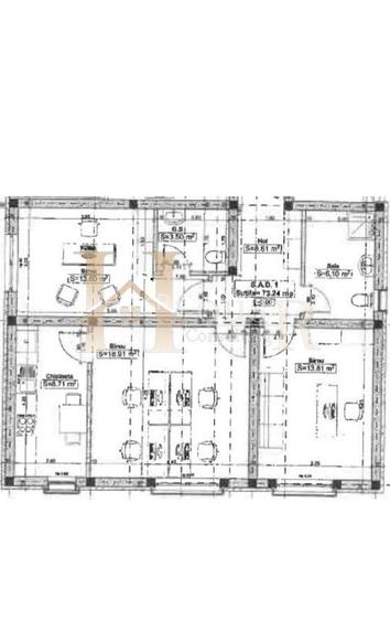 Spațiu comercial de închiriat – Giroc. Parter. 73,24 mp utili. - 7