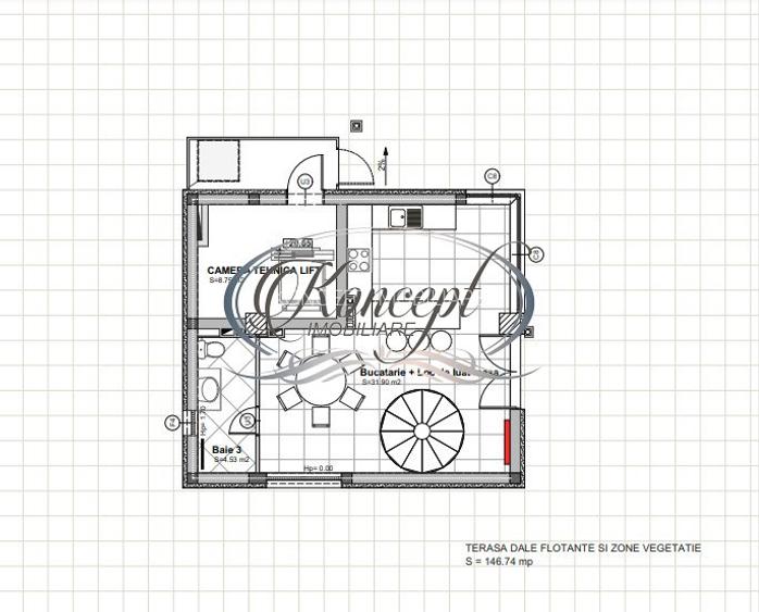 Penthouse superfinisat in Buna Ziua - 11