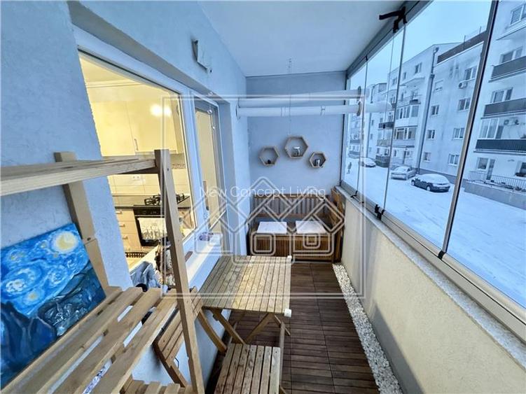 Apartament de inchiriat, 2 camere, decomandat, etaj 1, balcon - 5