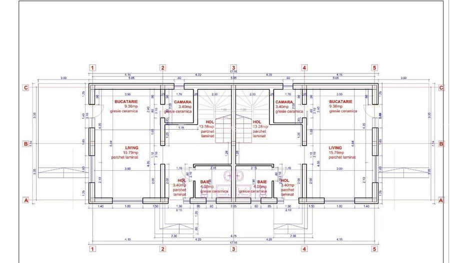 1\2 Duplex Utvin P+E,4Camere,2 Bai,Toate Utilitatile - 14